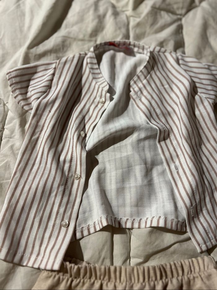 🌾 Ensemble cérémonie ou été P’tit Môme – Fabriqué en France – 36 mois 🌾 - photo numéro 8