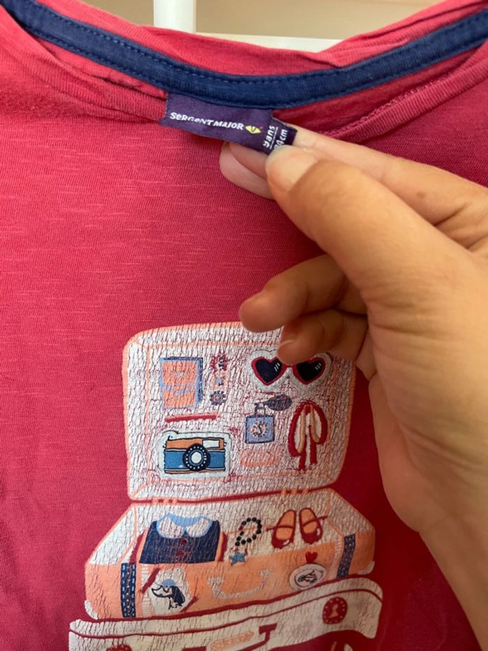 Tee shirt sergent major 9 ans be - photo numéro 2