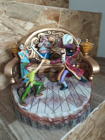 Wood Carved Peter pan Disney tradition JimShore disney