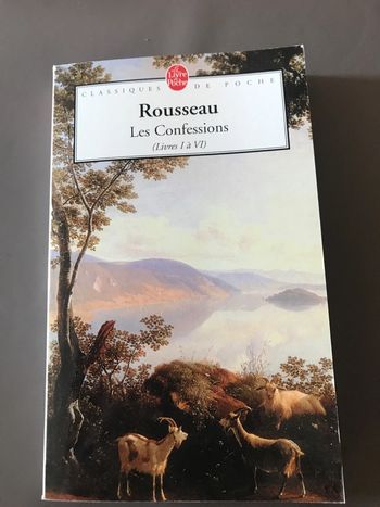 Livre Les Confessions de Rousseau