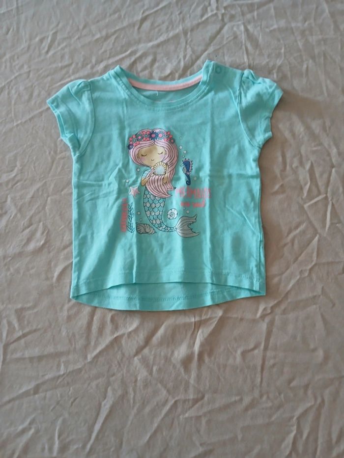 Tee-shirt manches courtes 6-9 mois