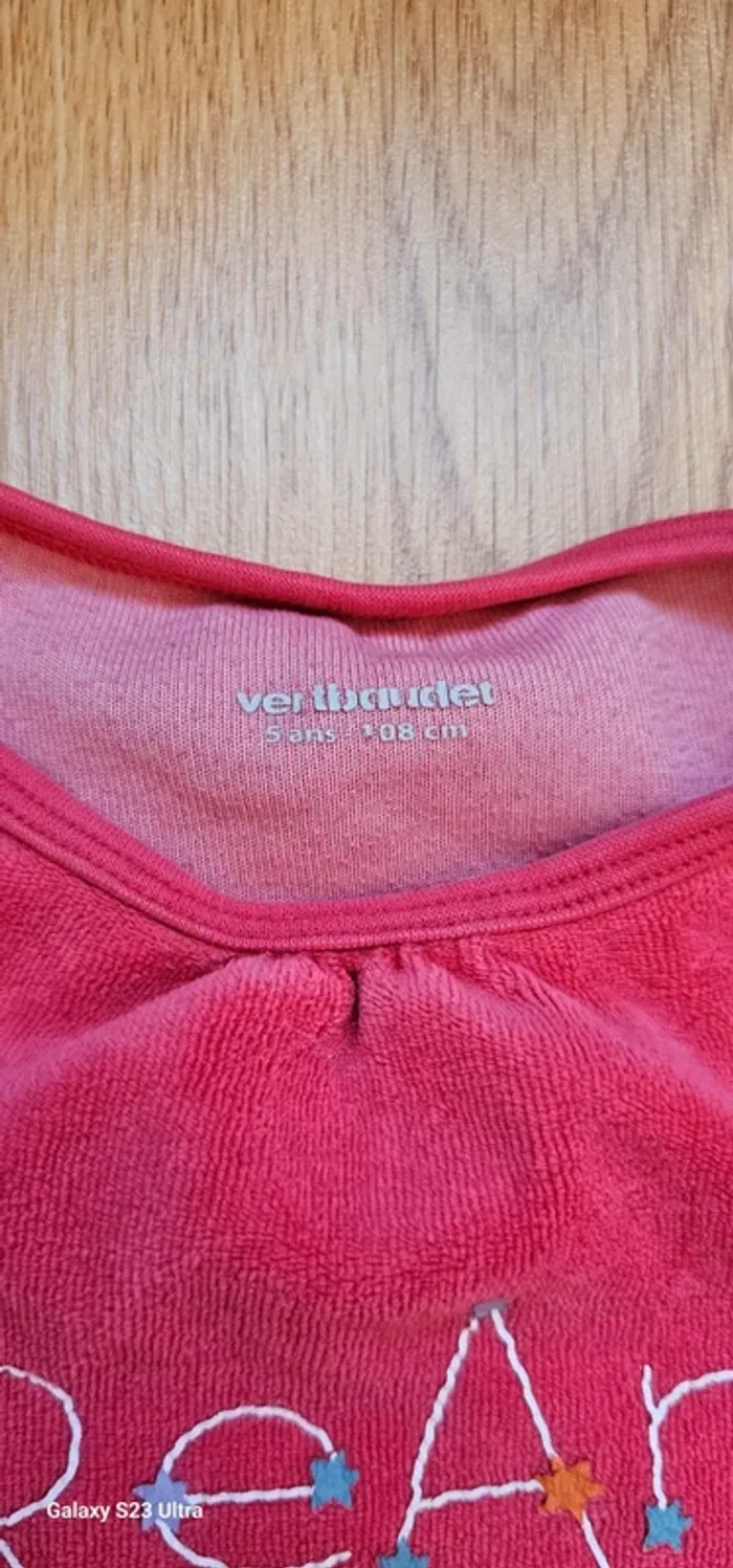 Pyjama velours 5 an - photo numéro 3