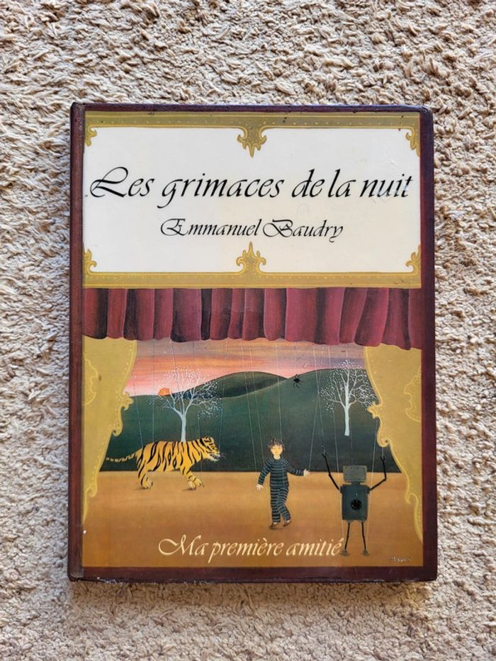 Livre enfant Les grimaces de la nuit d'Emmanuel Baudry