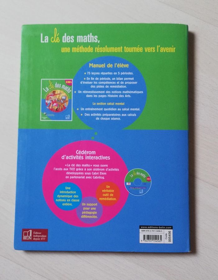 Manuel CM1- La clé des maths : - photo numéro 2