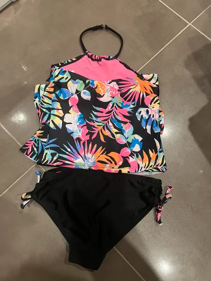 Maillot de bain fille 2 pieces 4/5 ans - photo numéro 6