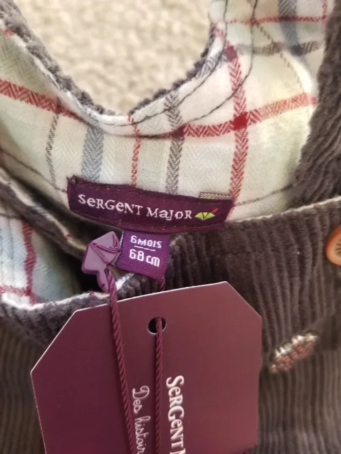 Ensemble Noël garçon 6 mois Sergent Major neuf. - photo numéro 5