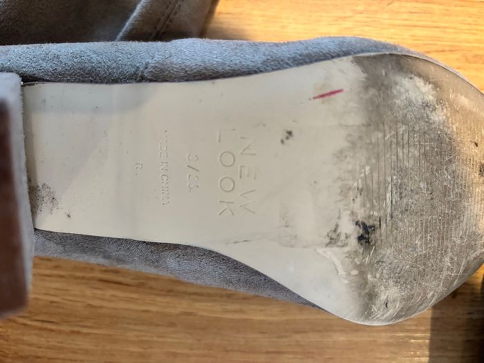 Cuissardes beige à talons taille 36 New Look - photo numéro 2