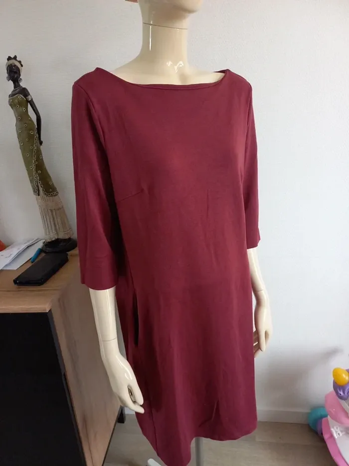 Robe bordeaux L - photo numéro 2