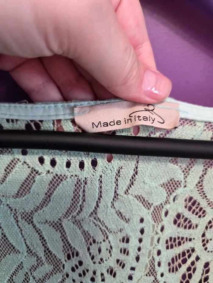 Tunique fluide dentelle T52 – Made in Italy - photo numéro 4