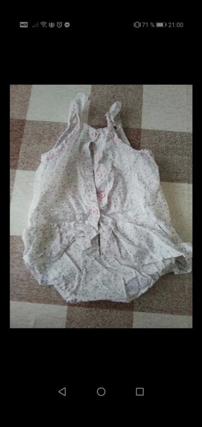 Grenouillère à bretelles la redoute 12 mois - photo numéro 3