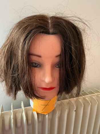Tête malléable professionnelle - Cheveux naturels