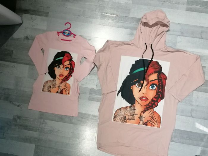 Lot 2 robes, maman et fille TU et 6 ans 👗 - photo numéro 2