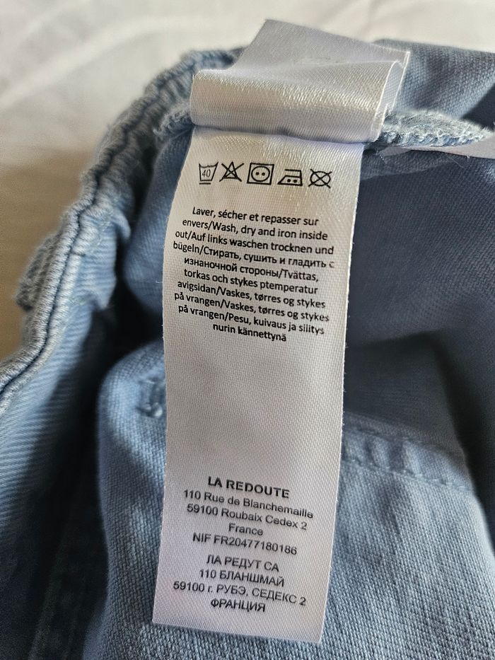Pantalon bleu clair - photo numéro 4