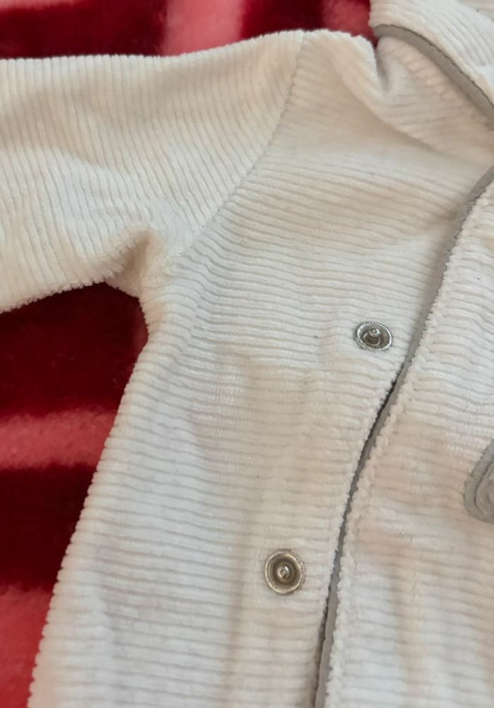 Pyjama blanc et gris - photo numéro 4