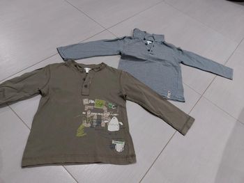Lot de 2 polos manches longues