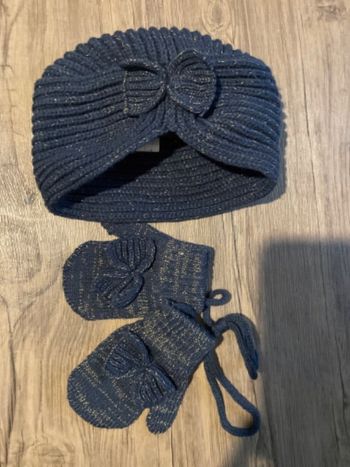 Ensemble bonnet et gants