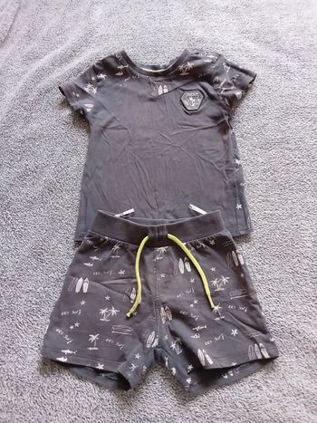 Ensemble short Tee short 86 cm