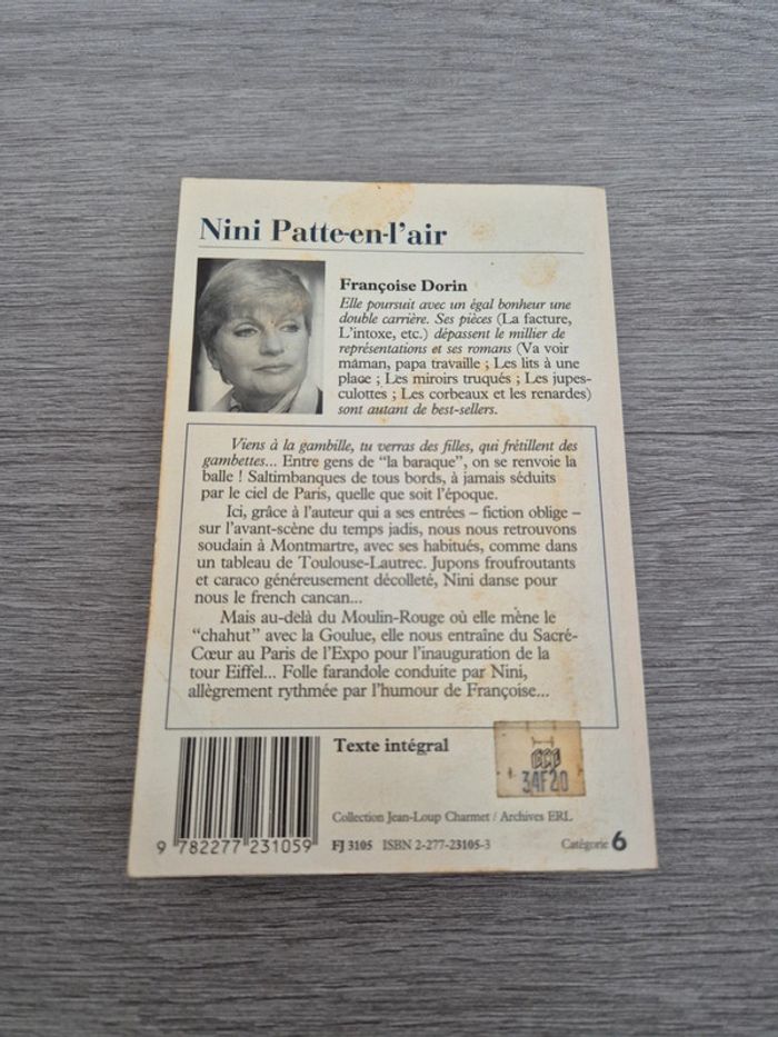 Nini Patte-en-l'air Françoise Dorin - photo numéro 2