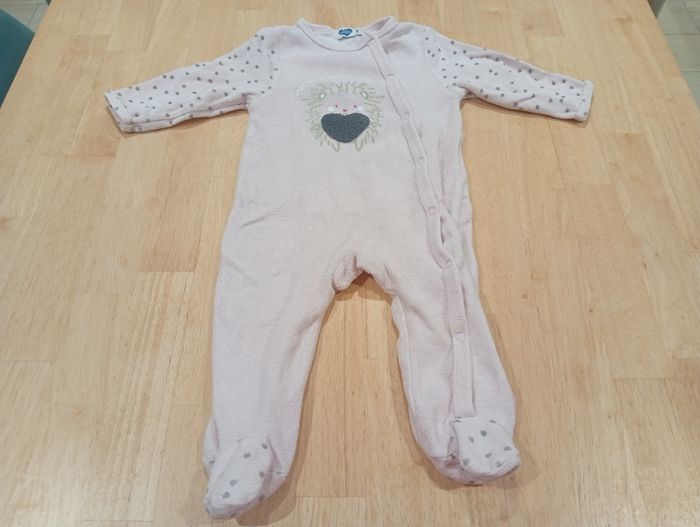 Pyjama Hiver Mots D'Enfants Fille 9 Mois - photo numéro 1