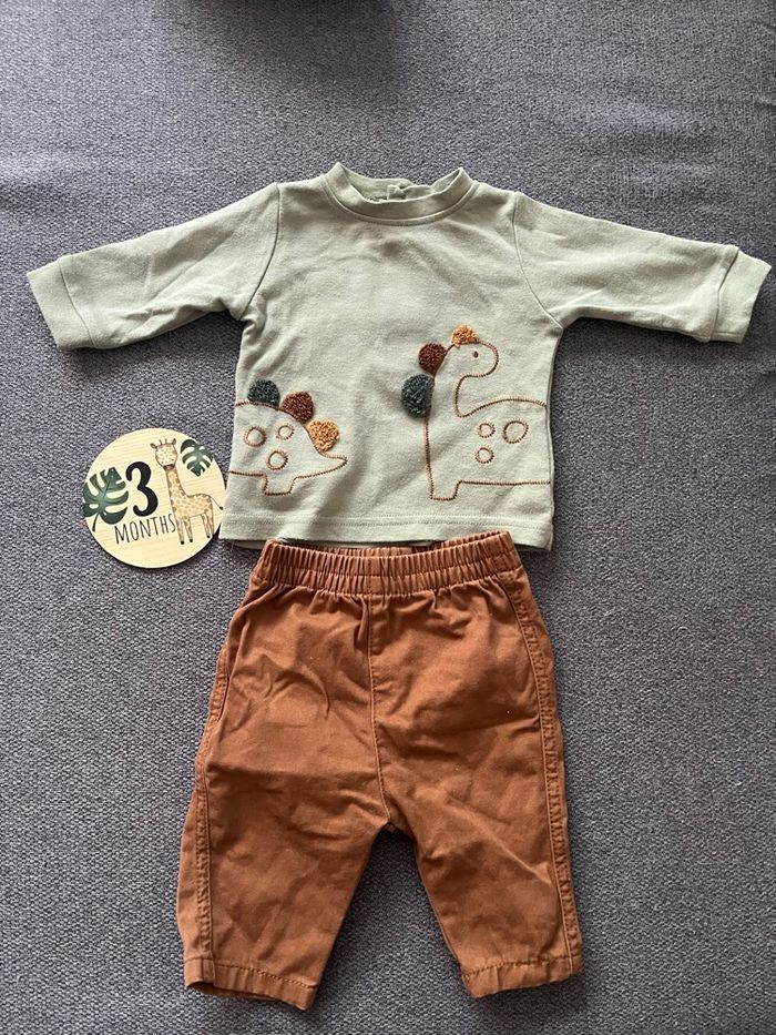 Ensemble bébé garçon dinosaure