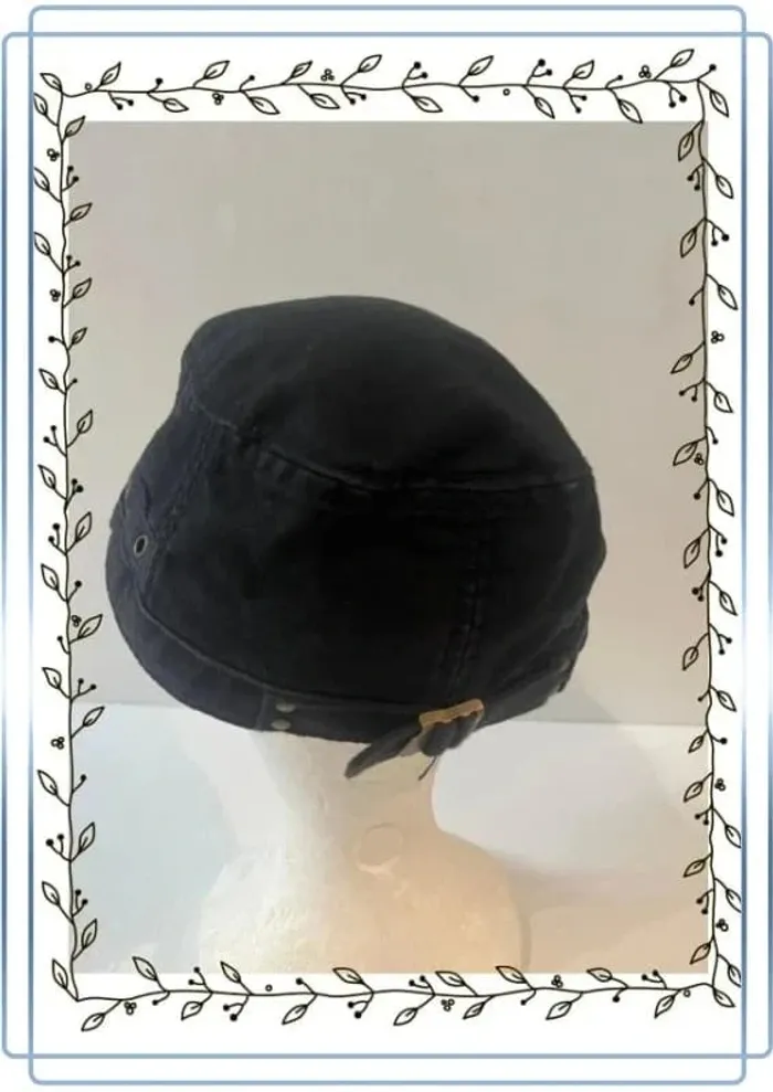 Casquette noire H&M, taille M/58, bon état - photo numéro 4