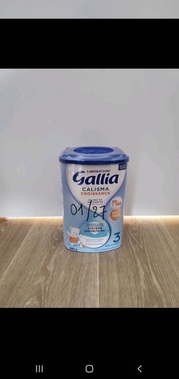 Lait Gallia Calisma 3 ème âge
