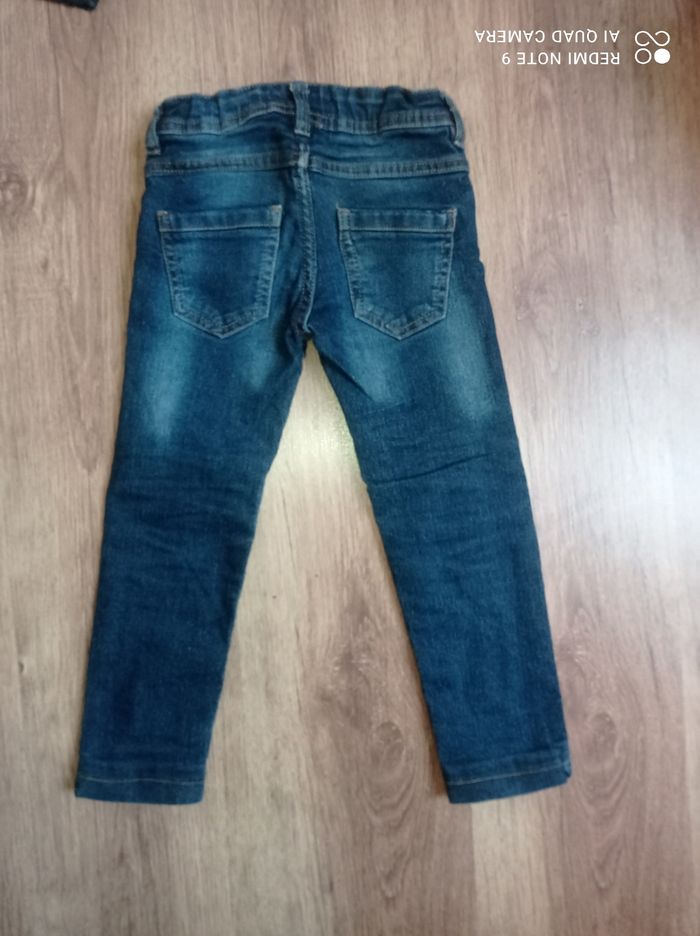 Jean doublé hiver garçon, Playful denim, taille 4 ans - photo numéro 2