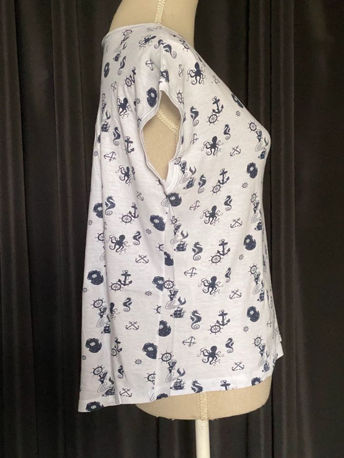 T-shirt motifs marins - photo numéro 4