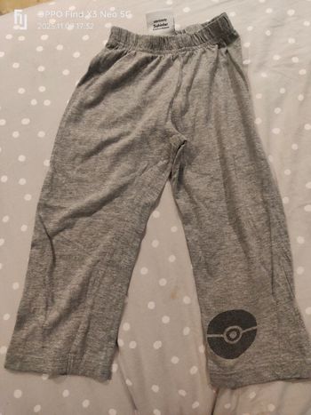 Pantalon pyjama 3ans pokémon