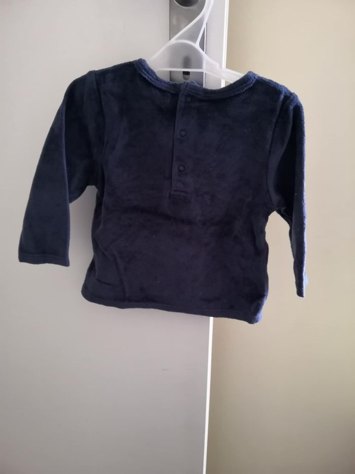 Pyjama 2 pièces en velours "Même les héros vont faire dodo" 12 mois Gémo - photo numéro 5