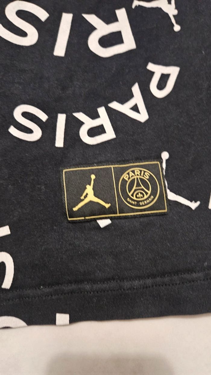 Jordan PSG Jock Tag T-Shirt - Homme - Noir/Blanc - photo numéro 2