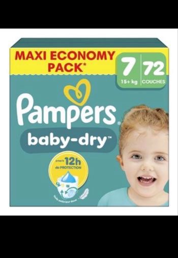 🐻 Carton Pampers baby dry Pants Taille 7 – 40€/2cartons