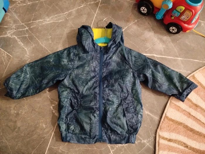 Veste légère coupe vent mi saison printemps été garçon 12/18 mois