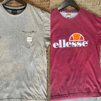 Haut Poyz&Pirlz gris chiné bleu + Elesse bordeau