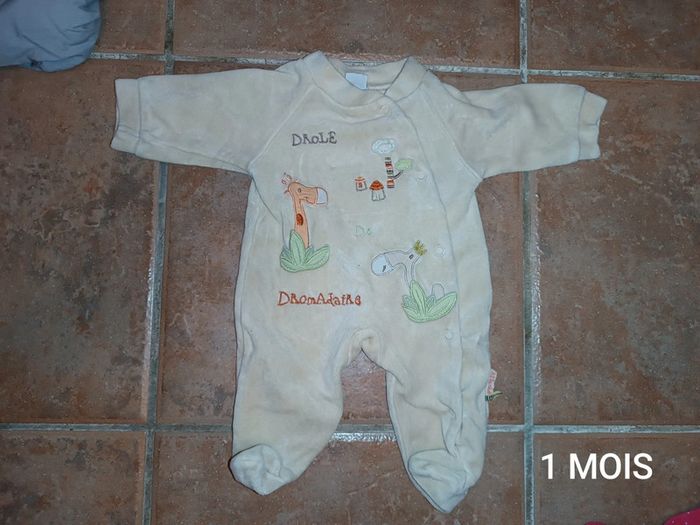 Pyjama garçon 1 MOIS