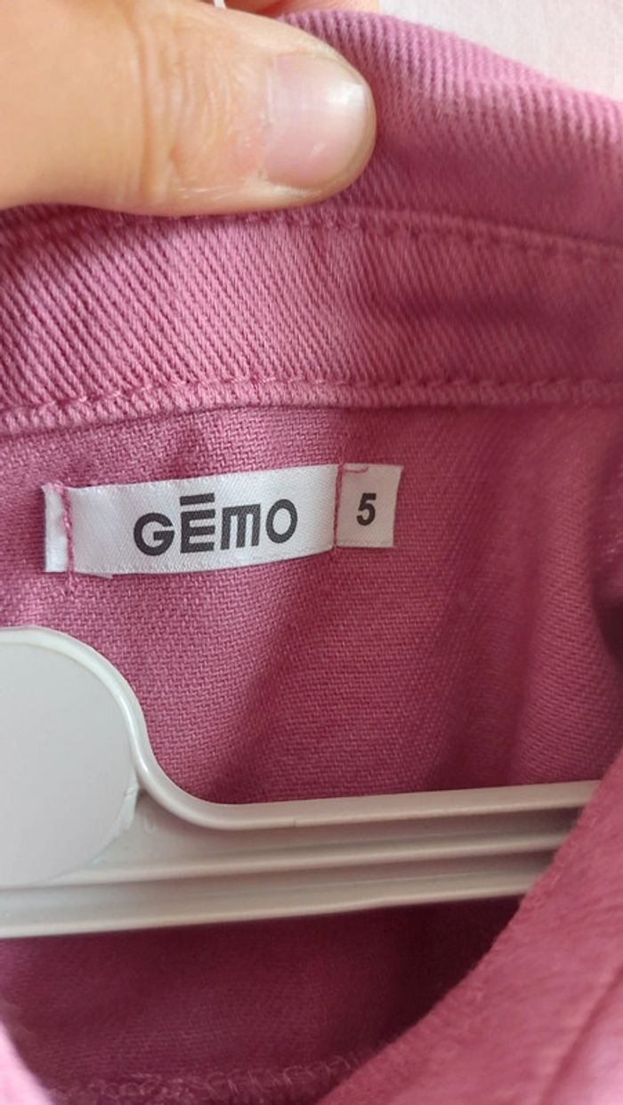 Veste en jeans fille taille 5 ans - photo numéro 3