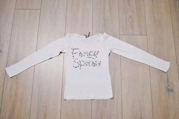 Maillot manche longue avec strass. 8 ans fille. Orchestra