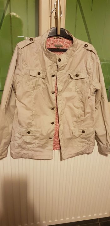 Veste saharienne fille beige