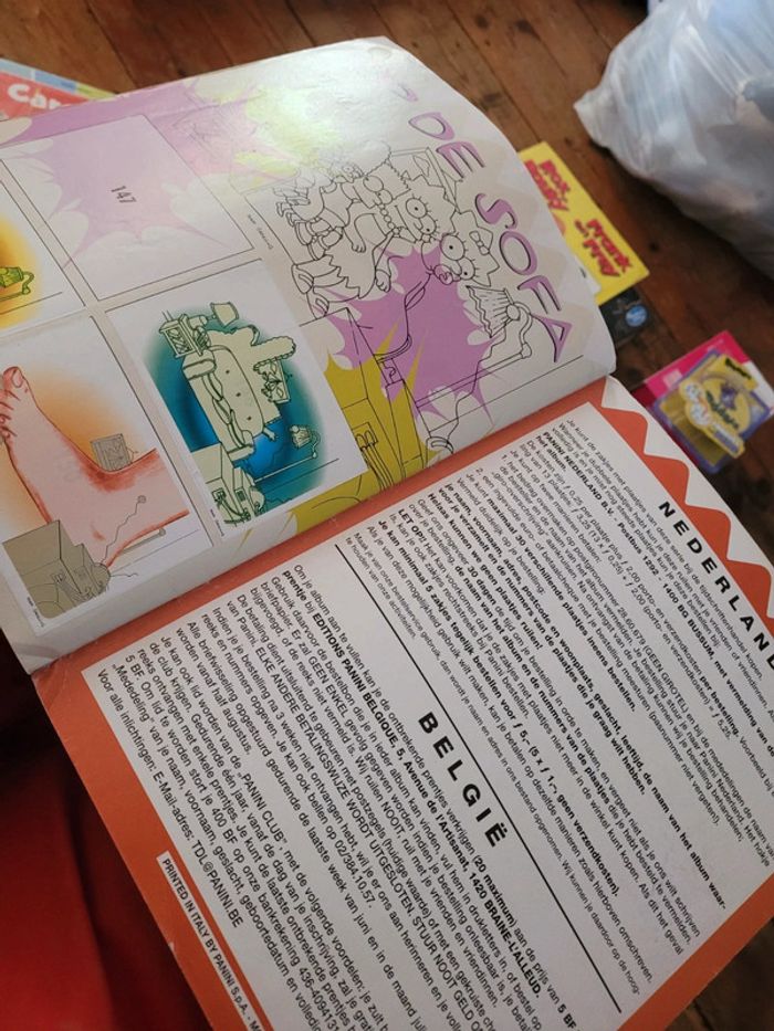 RARE Grand Album Panini Simpsons collection collector 1999 neerlandais - photo numéro 9