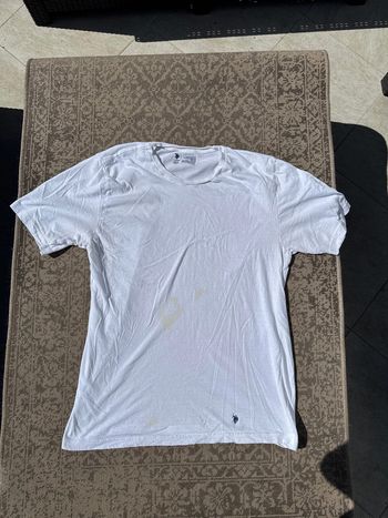 T-shirt U.S. Polo Assn blanc homme - Taille XL