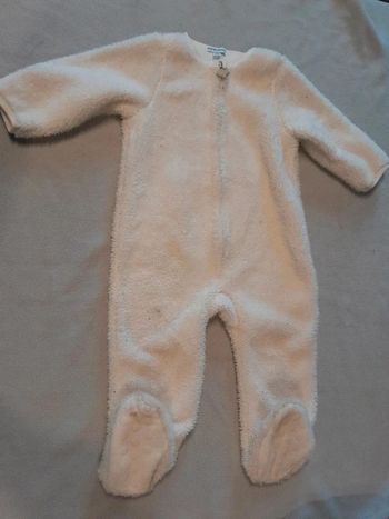 Combi polaire fausse fourrure 18 mois