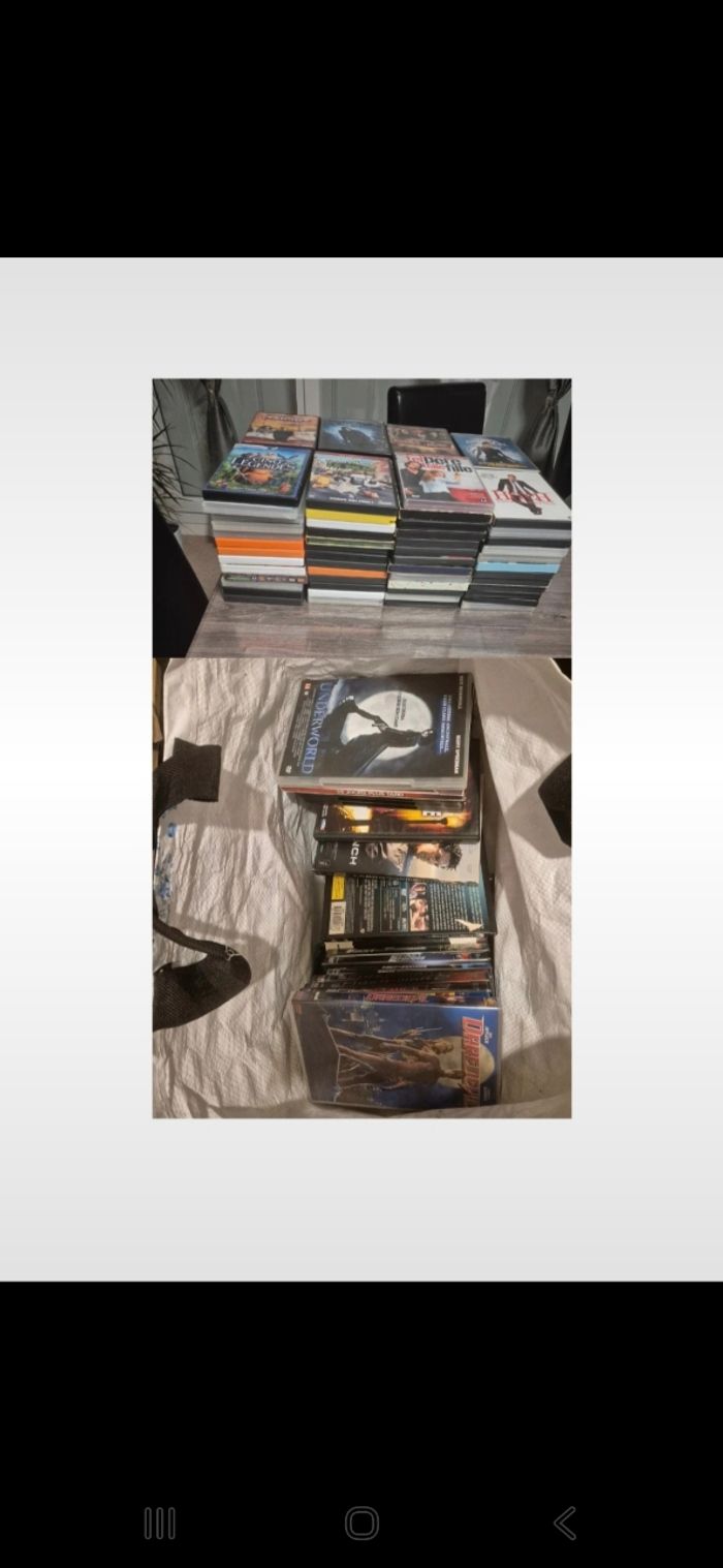 Très gros lot DVD blu ray + 50 facile