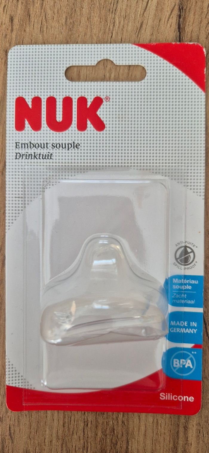 Embout souple nuk transparent