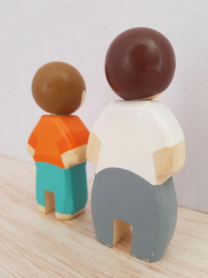 2 figurines en bois Tender leaf toys - photo numéro 10
