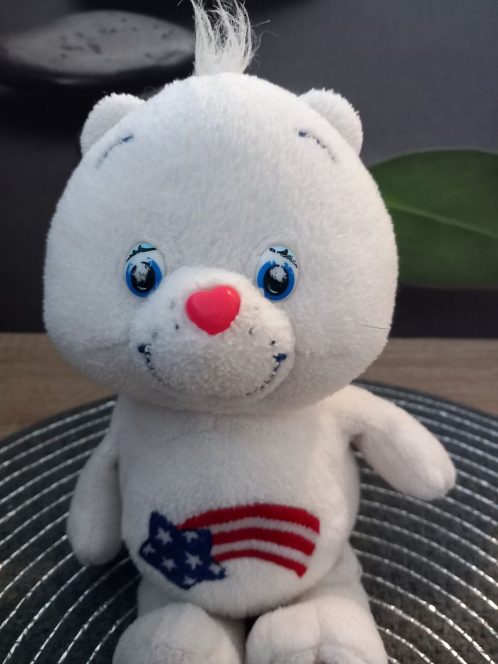 Peluche bisounours america petit modèle 22cm - photo numéro 3