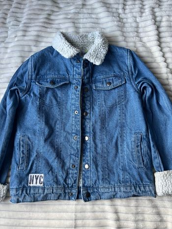 Veste en jean doublée fausse fourrure – La Fabrique des Garçons – Taille 12 ans
