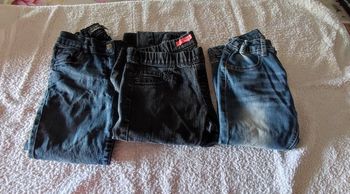 Lot de 3 jeans filles 10 ans