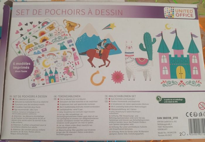 Set de pochoirs à dessin - photo numéro 2