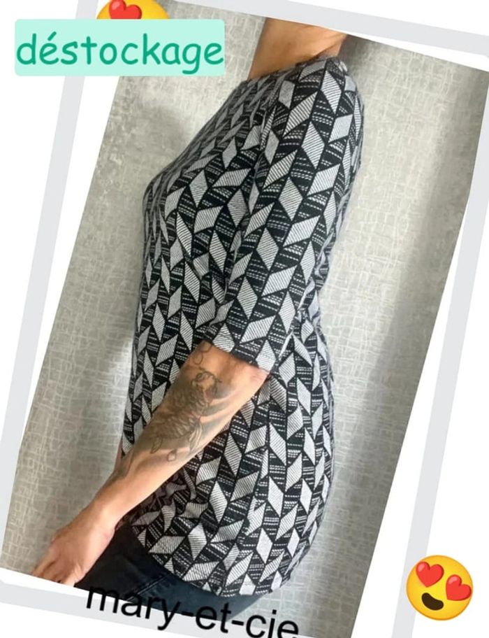 Haut manches 3/4 Zara taille S - photo numéro 3
