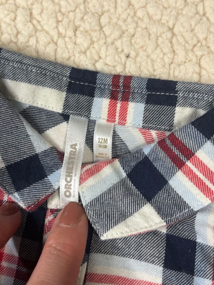 Chemise à carreaux Orchestra 12 mois - photo numéro 4
